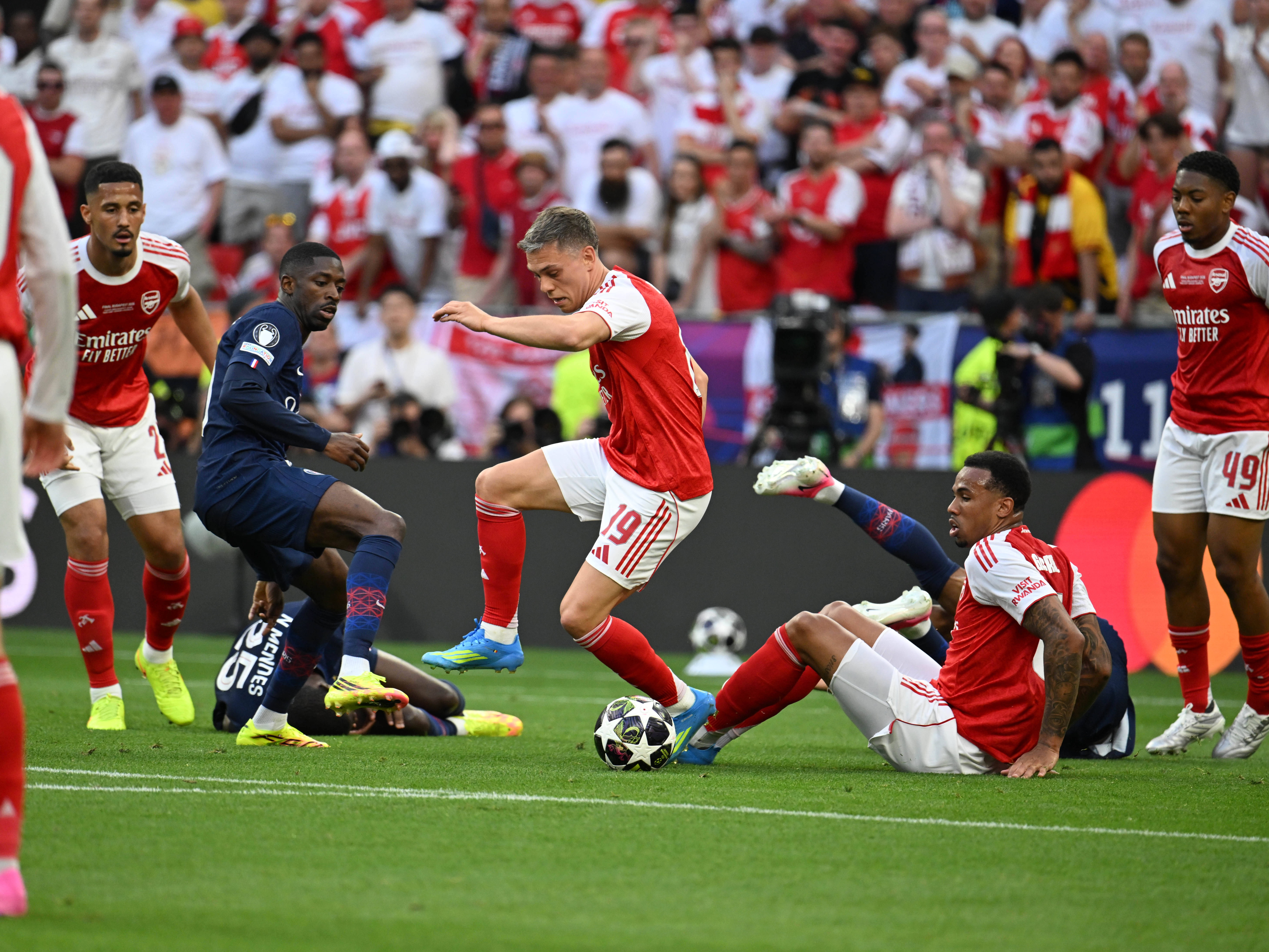 PSG - Arsenal 1-1, ACUM, Digi Sport 1 și Digi 4K. Finala a intrat în prelungiri!