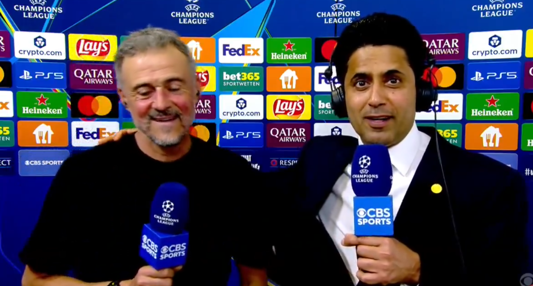 Imagine Stire Nasser Al-Khelaifi i-a făcut o promisiune în direct lui Luis Enrique, după ce PSG a câștigat finala Champions League | 2review.ro