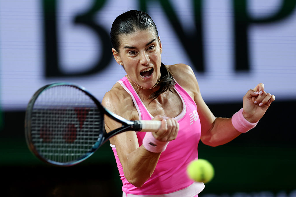 Imagine Stire Sorana Cîrstea - Xiyu Wang, ACUM, în optimi la Roland Garros. 6-3 pentru ”Sori” în primul set | 2review.ro