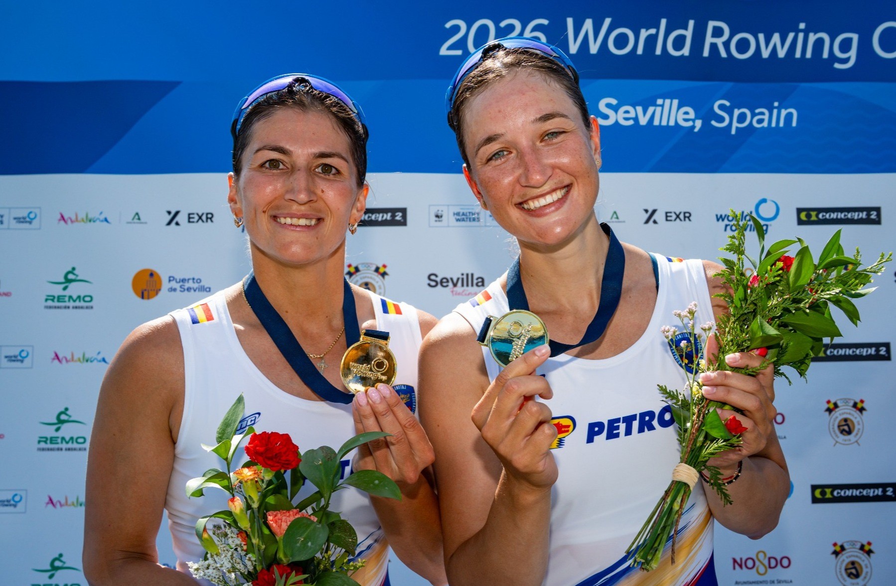 Imagine Stire România, 4 medalii la CM de canotaj de la Sevilla! Ancuța Bodnar și Simona Radiș, AUR la dublu vâsle feminin | 2review.ro