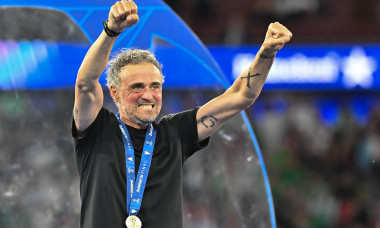Budapest, Hungry. 31 May, 2026. Luis Enrique Head coach of Paris Saint-Germain during the UEFA Champions League 2026 Final between Paris Saint-Germain and Arsenal FC at Puskas Arena. Credit: Meng Gao/Alamy Live News