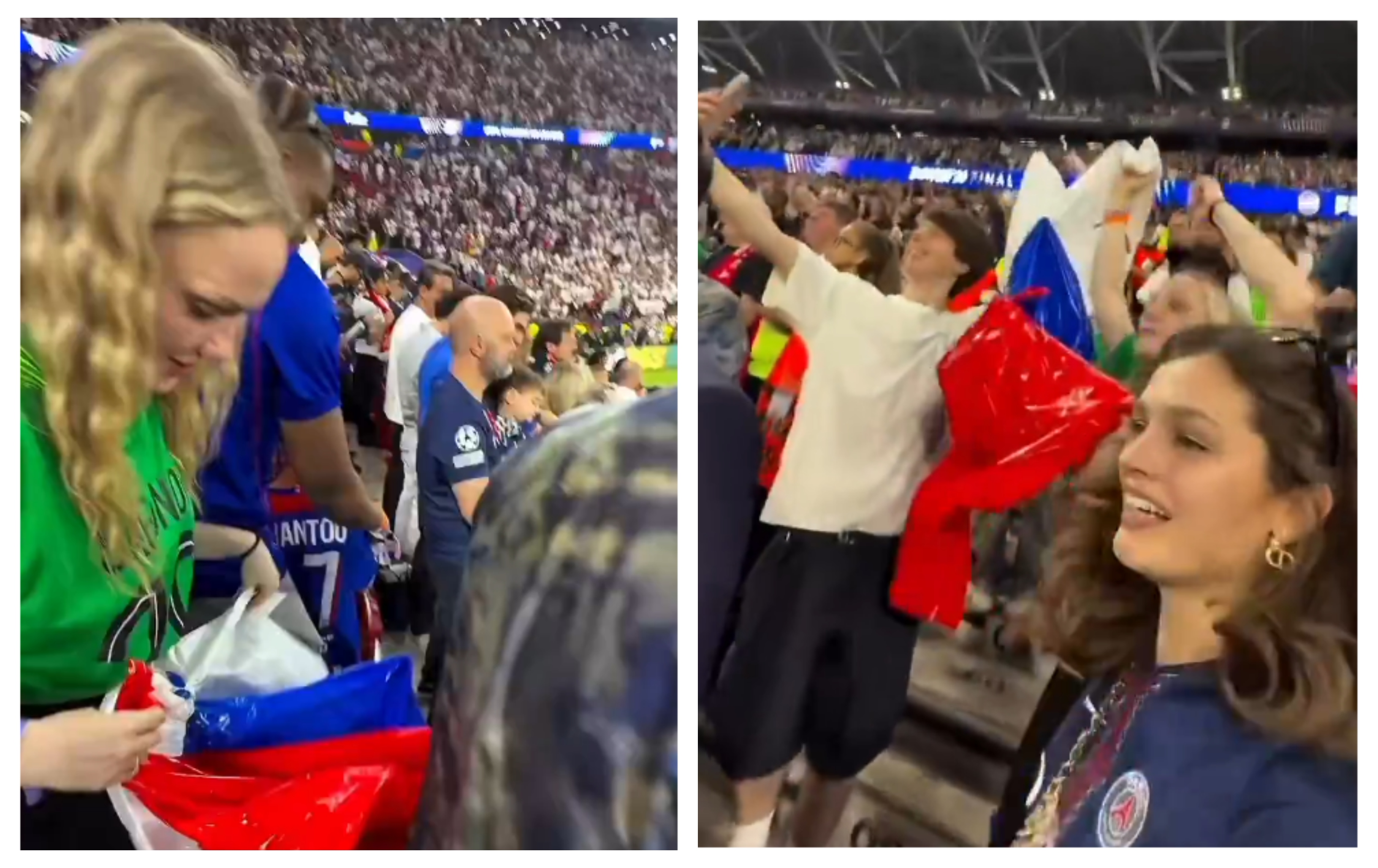 Imagine Stire Steagul Rusiei a apărut la Budapesta, la finala Champions League: soția lui Matvey Safonov n-a rezistat | 2review.ro