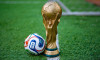 May 7, 2026, United States. The trophy of the 2026 FIFA World Cup and the official Adidas Trionda ball on the green lawn of the stadium.