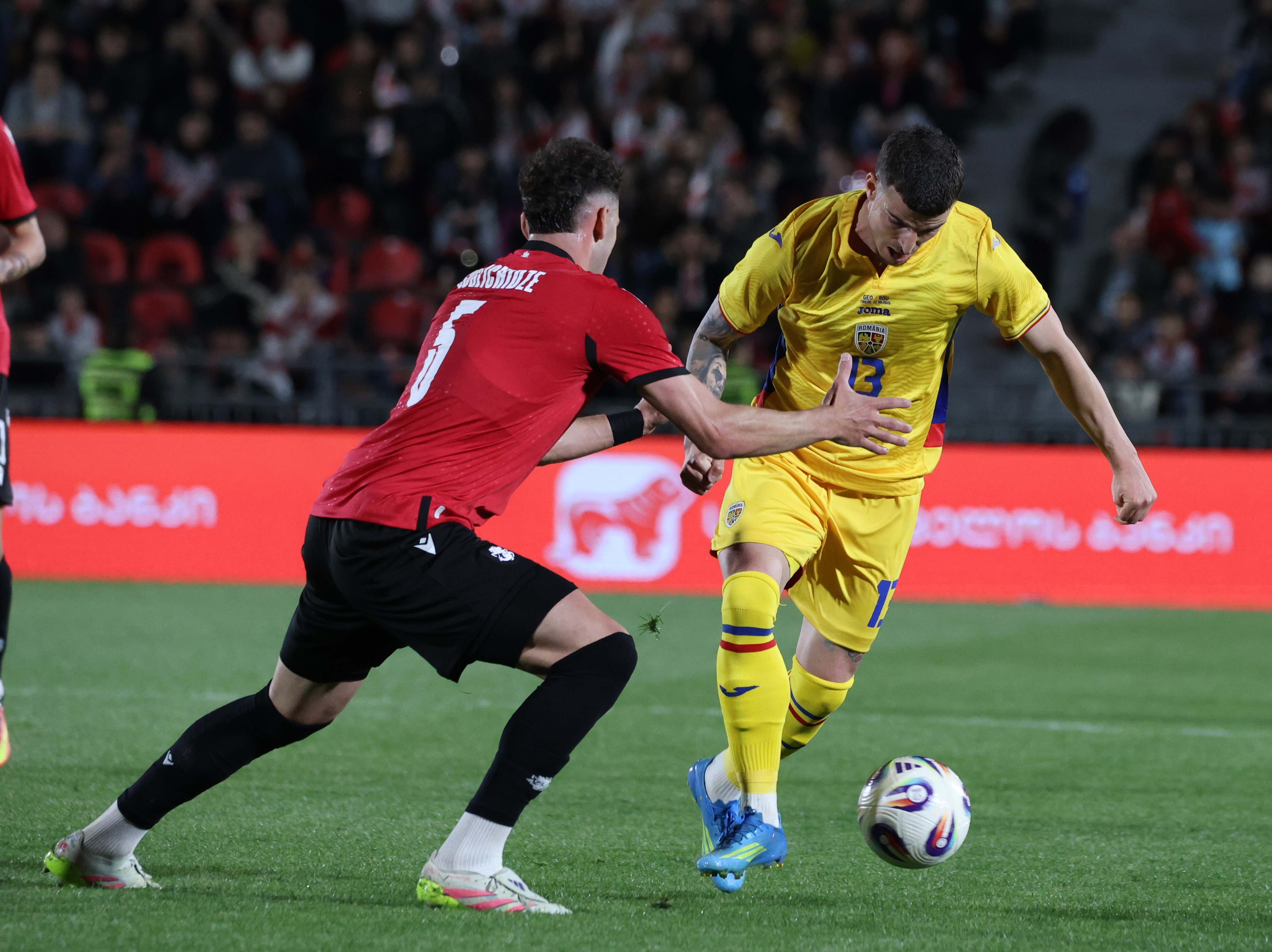 Georgia - România 1-1, ACUM, pe digisport.ro. Primul meci al lui Gică Hagi de la revenire! GOOL! Louis Munteanu a egalat