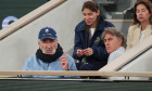 Ion Tiriac und GĂ©rard Tsobanian sitzen in der VIP Loge beim Herren Einzel, Men's SinglesTennis - French Open 2026 - Paris - Grand Slam / ATP / WTA / ITF - Roland Garros - France - 2026