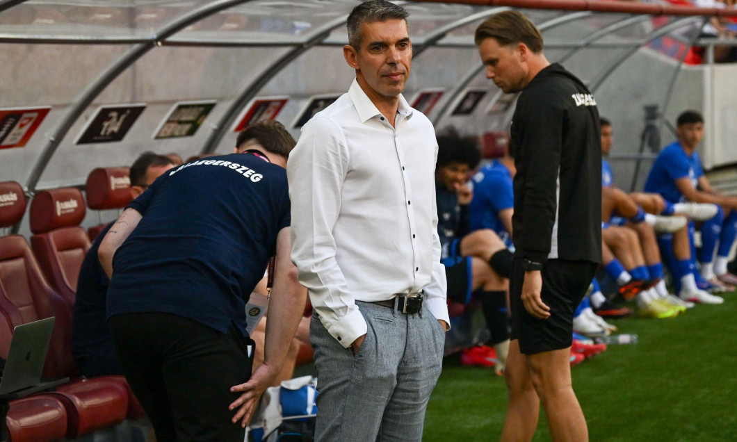 IPA84518933 - Head coachj Nuno Campos (ZTE F.C.) during the Hungarian Cup final match between Ferencvarosi TC vs ZTE F.C., 9th May 2026 at the Puskas Arena, Budapest, Hungary