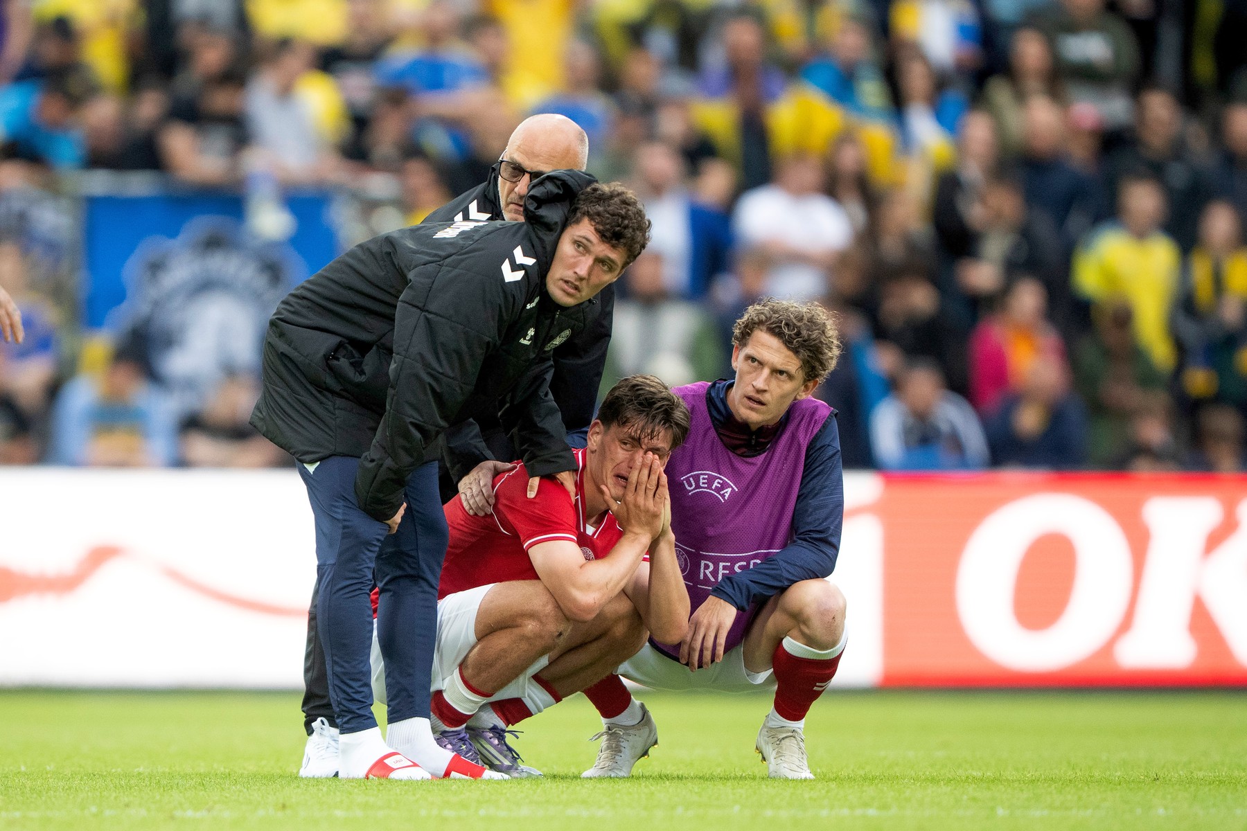 Christian Eriksen a strigat două cuvinte, înainte de momentele dramatice: ”Imediat, s-a prăbușit”