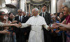 SPAIN - POPE LEO XIV DURING A MEETING WITH DIOCESAN CHARITY AND WELFARE ORGANIZATIONS AT THE CHURCH OF SANT AUGUSTI IN MONTSERRAT, NEAR BARCELONA - June 10, 2026