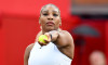 Serena Williams of America in action with her doubles partner Victoria Mboko of Canada against Nicole Melichar Martinez of America and Erin Routliffe of New Zealand - HSBC Championships 2026, Queens Club, London, UK - 9th June 2026