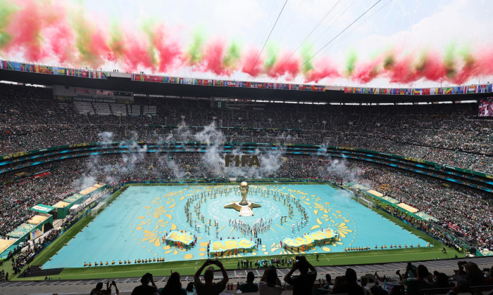 Football / FIFA World Cup / opening ceremony in Mexico City