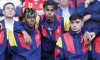 IPA85336767 - Nico Williams, Lamine Yamal and Pedri Gonzalez of Spain during the International Friendly football match between Spain and Iraq on 4 June 2026 at Estadio Municipal De Abanca Riazor in La Coruna, Spain