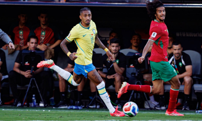 FIFA World Cup 2026 game between national teams of Brazil and Morocco