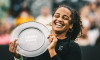 ROSMALEN, NETHERLANDS - JUNE 14: Robin Montgomery of the United States during the Libema Open 2026 at Autotron on June 14, 2026 in Rosmalen, Netherlands (Photo by Marcel van Plateringen/Orange Pictures)