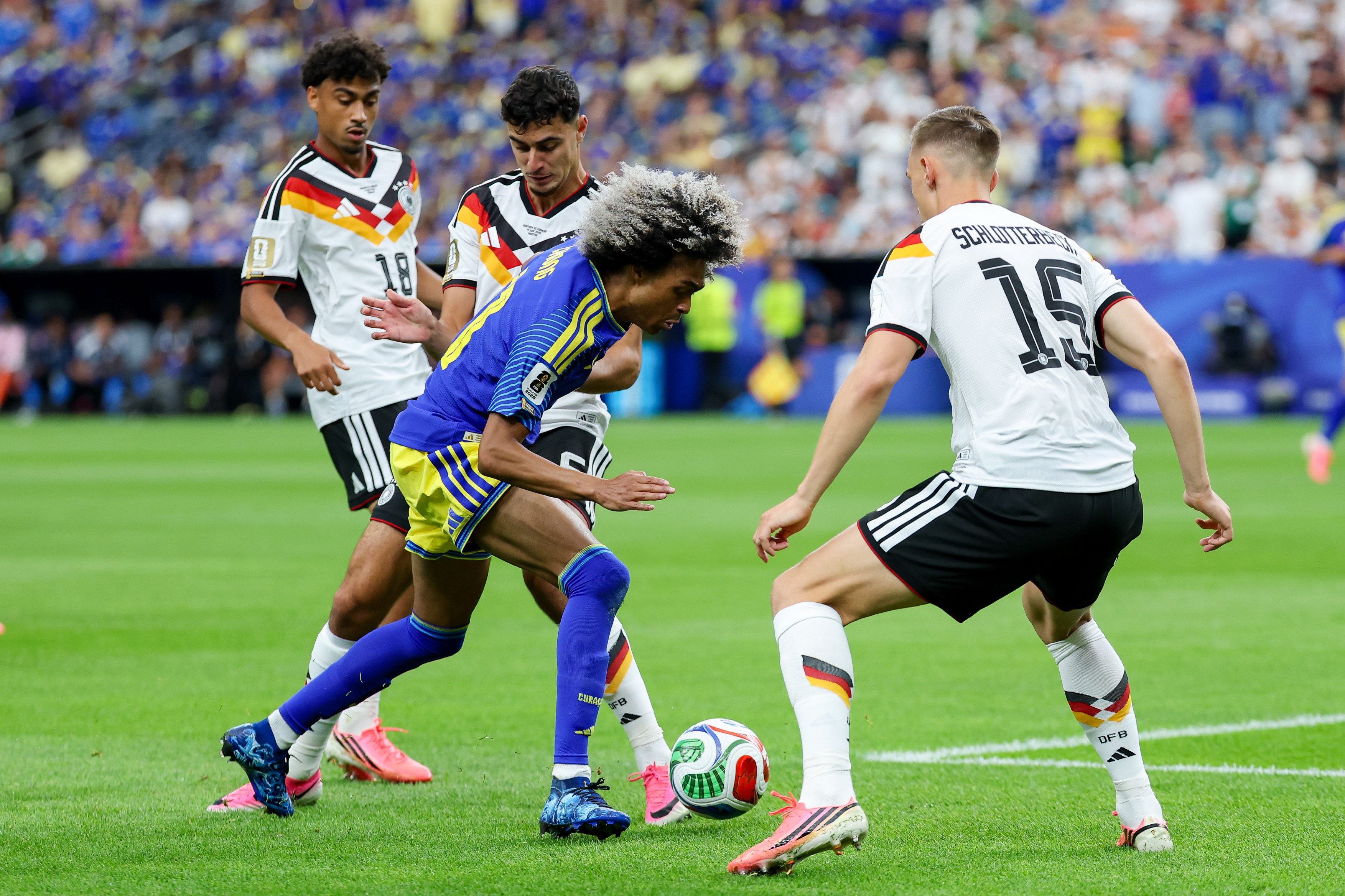 Germania - Curacao 1-1, ACUM, pe digisport.ro. GOOOL! Comenencia a egalat pentru naționala lui Dick Advocaat!