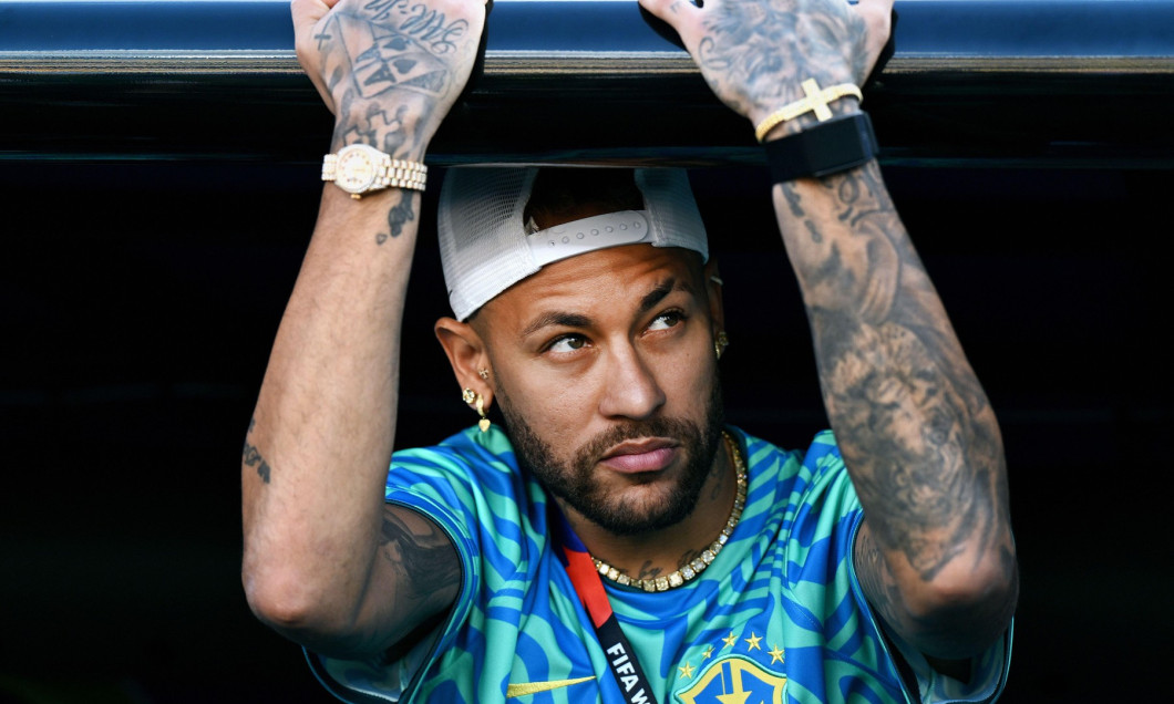 Fussball, LŠnderspiel, Herren, FIFA World Cup 2026, Fussball-Weltmeisterschaft, USA, Gruppe C, MetLife Stadium New Jersey: Brasilien - Marokko; Neymar (BRA). Einzelbild, Portraits, PortrŠt.
