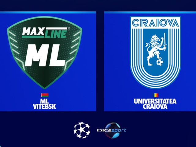 U Craiova debutează în Champions League contra ML Vitebsk