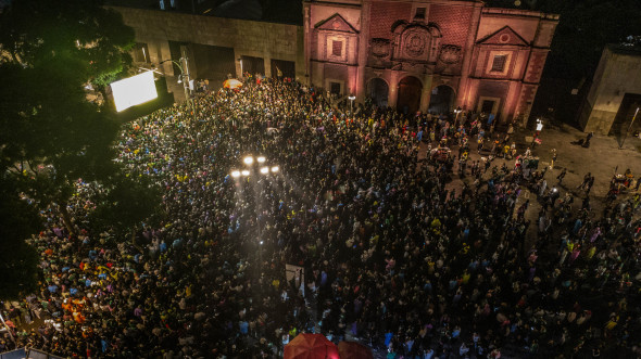 Mexican Fans Watch Mexico v Ecuador FIFA World Cup 2026