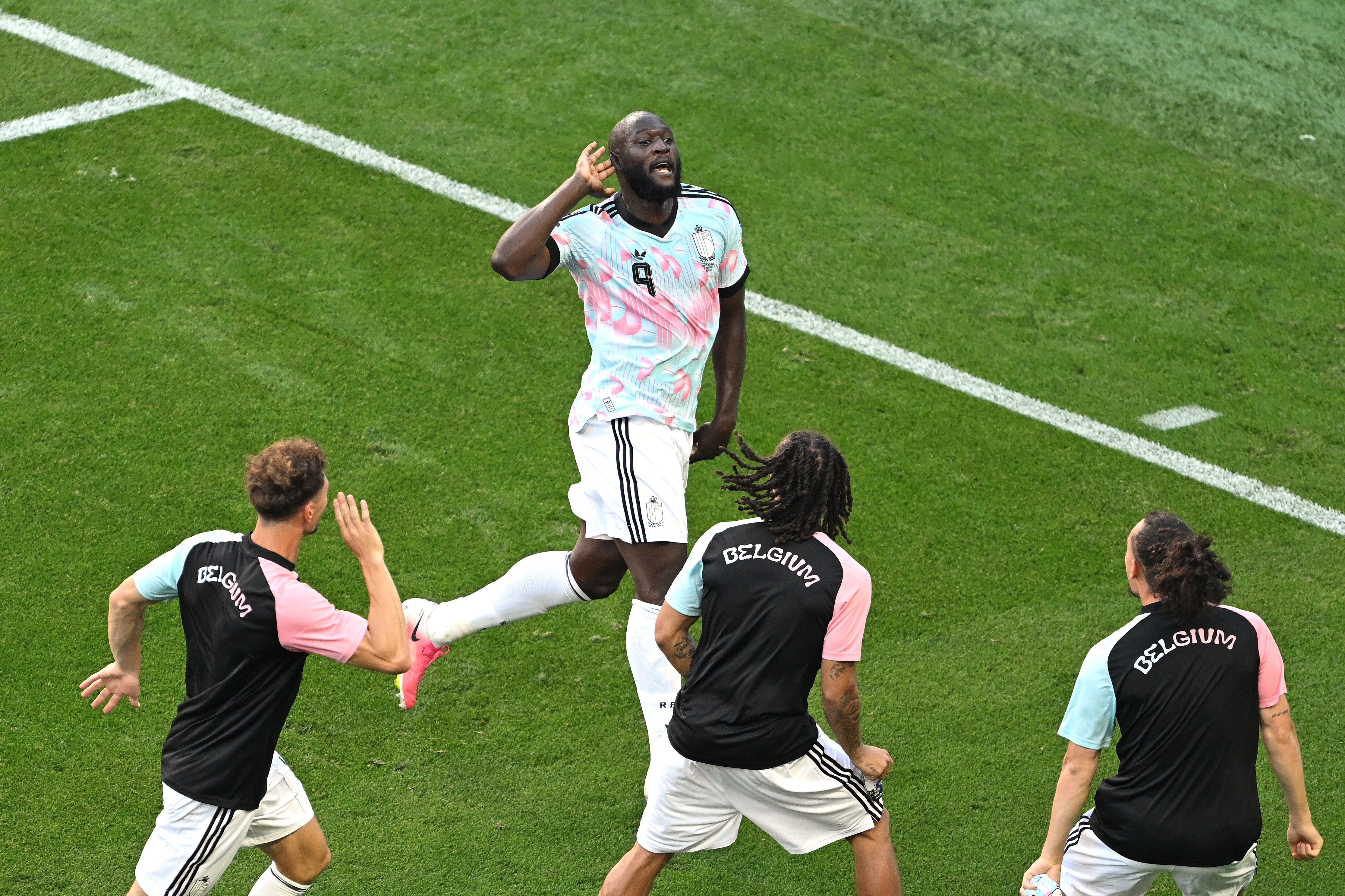 Lukaku l-a ironizat pe Donald Trump după SUA - Belgia 1-4! Gestul făcut imediat după gol
