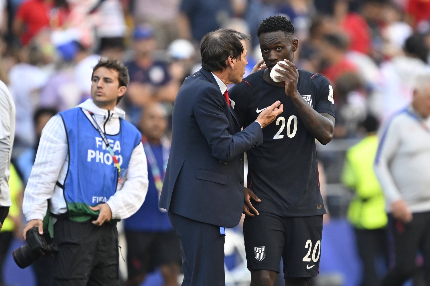 Folarin Balogun s-a dus direct la Rudi Garcia, după ce SUA a fost umilită de Belgia la Cupa Mondială