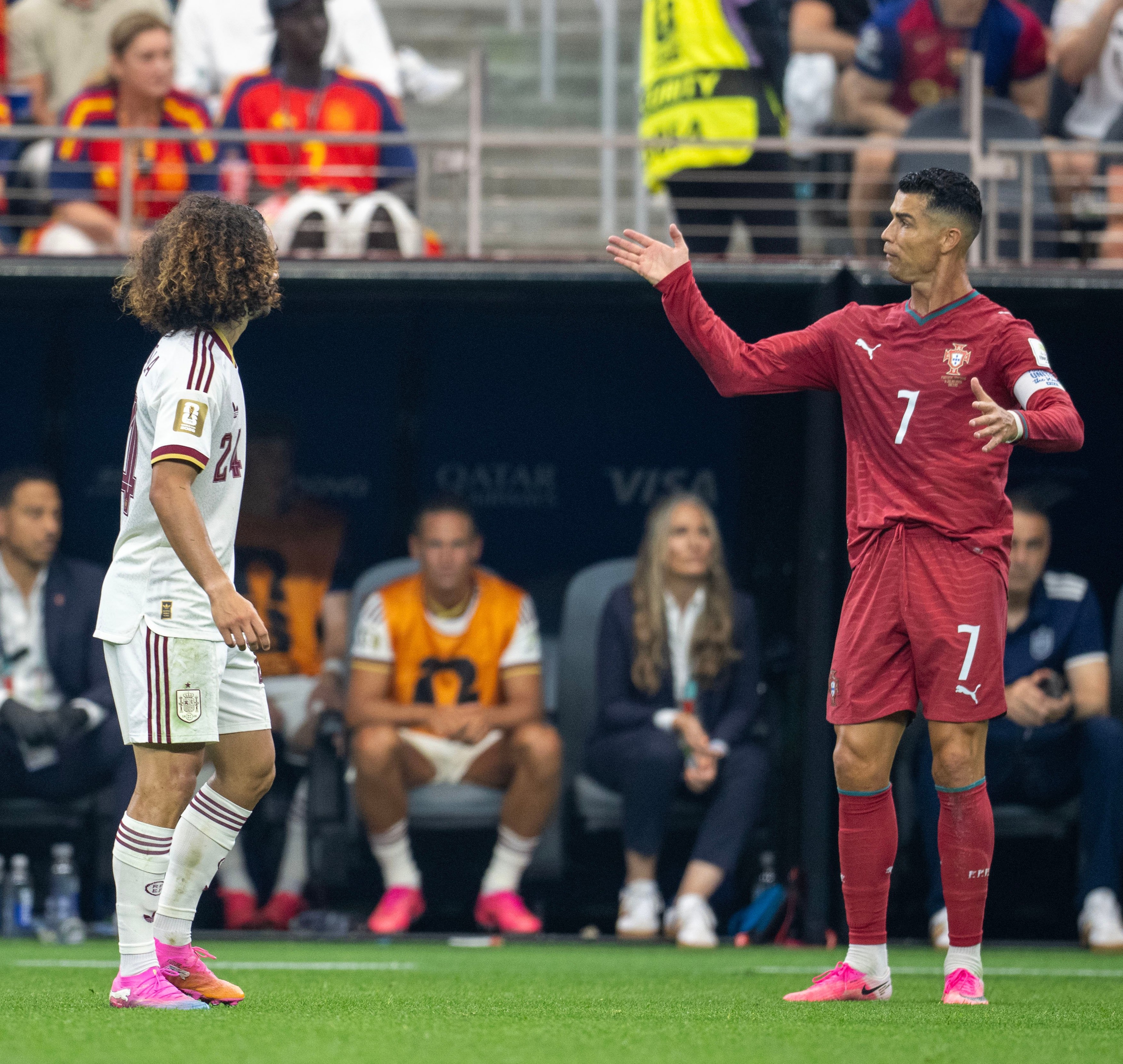 Cum l-a numit noul star de la Real Madrid pe Cristiano Ronaldo, după Spania - Portugalia 1-0: ”Nu l-am lăsat deloc”