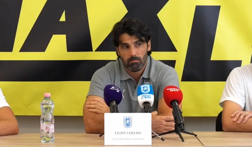 Filipe Coelho, înaintea debutului Universității Craiova în preliminariile Champions League: "Suntem convinși"