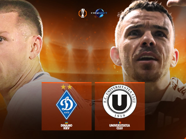 U Cluj debutează în Europa League contra lui Dinamo Kiev