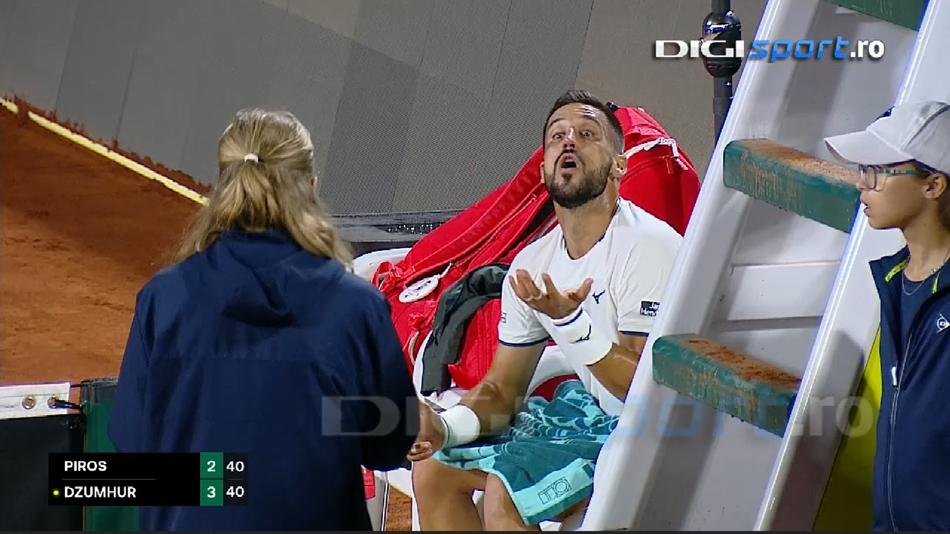 ”Vrei să-mi rup picioarele?” / ”Nu țipa la mine” Damir Dzumhur, scandal uriaș la ATP Iași!
