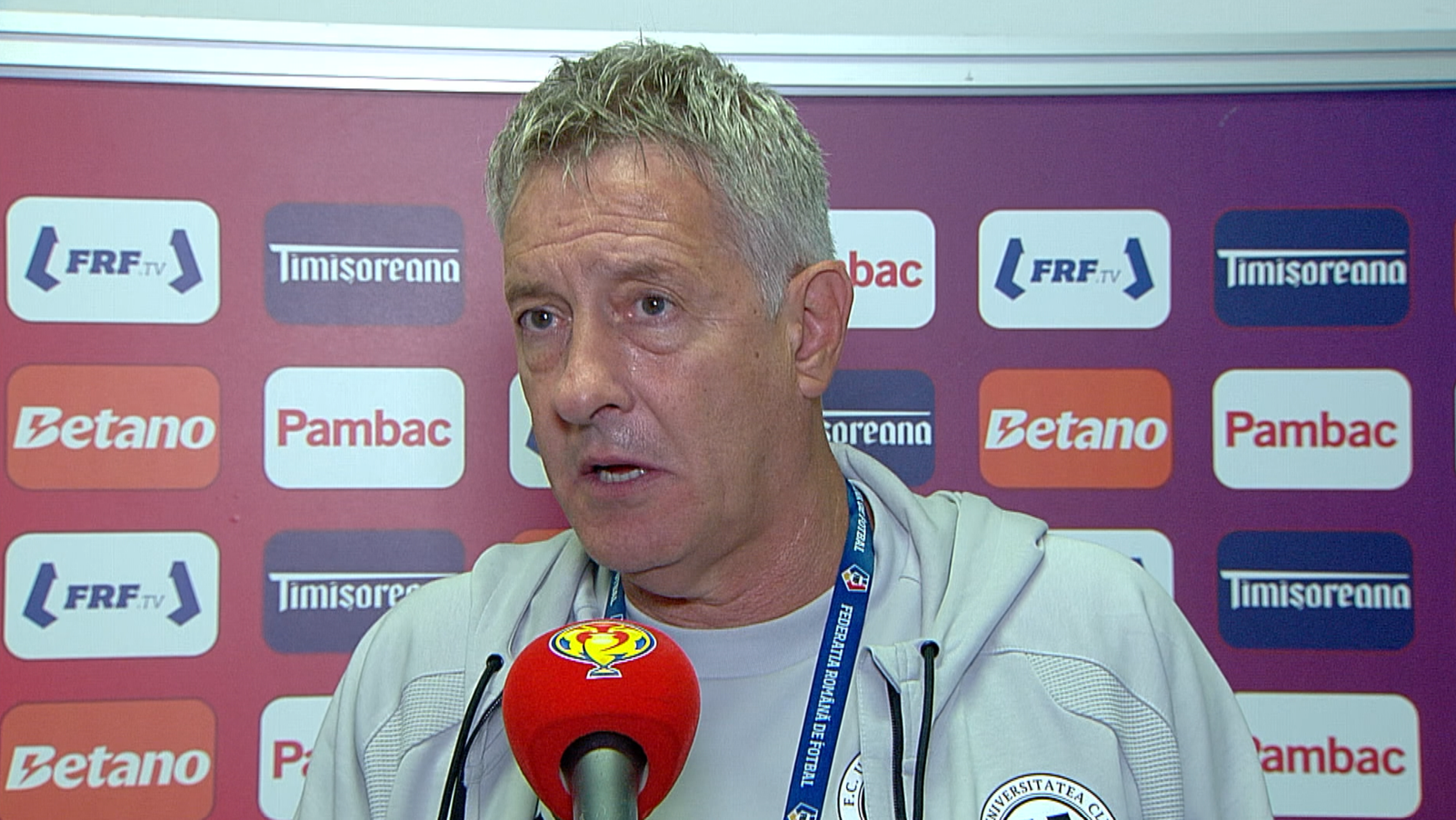Cristiano Bergodi, după ce a pierdut un nou trofeu în fața Craiovei: ”Nu e un blestem, e altceva”