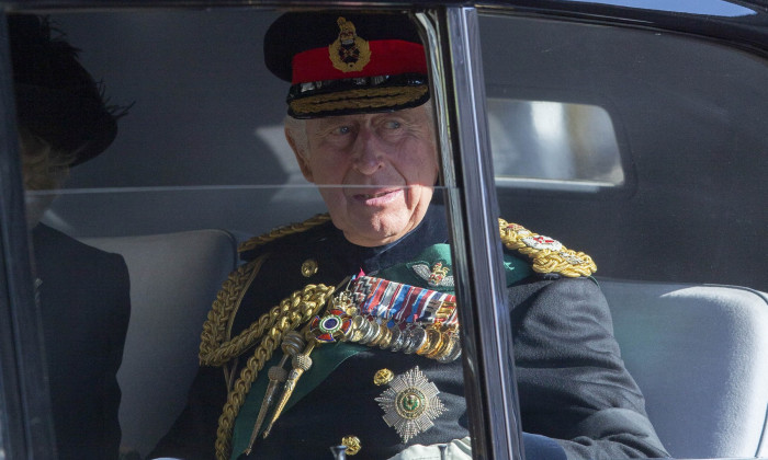 HRH Queen Elizabeth II Coffin Procession To St Giles Cathedral, Edinburgh, Scotland