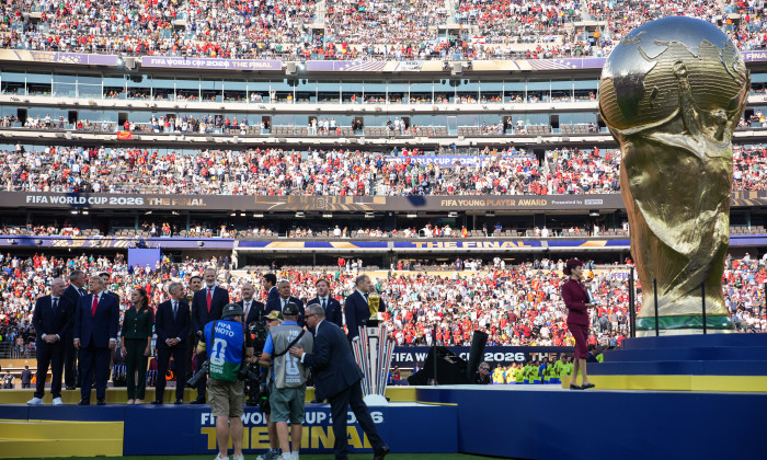 President Trump And First Lady Attend FIFA World Cup Final In New Jersey
