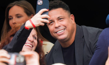 East Rutherford, New Jersey , USA 20260705. Football President Lise Klaveness and Ronaldo before the round of 16 match between Brazil and Norway during the 2026 FIFA World Cup at the New Jersey Stadium. Photo: Terje Pedersen / NTB This text is auto tran