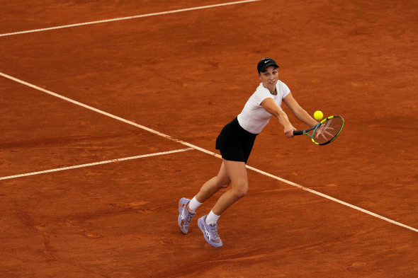 Tamara Korpatsch (GER) im Bild am Ball, Aktion, GER, Anna Bondar vs Tamara Korpatsch, Tennis, MSC Hamburg Ladies Open WTA 250, Finale, 26.07.2026 Foto: Eibner-Pressefoto/Max Vincen