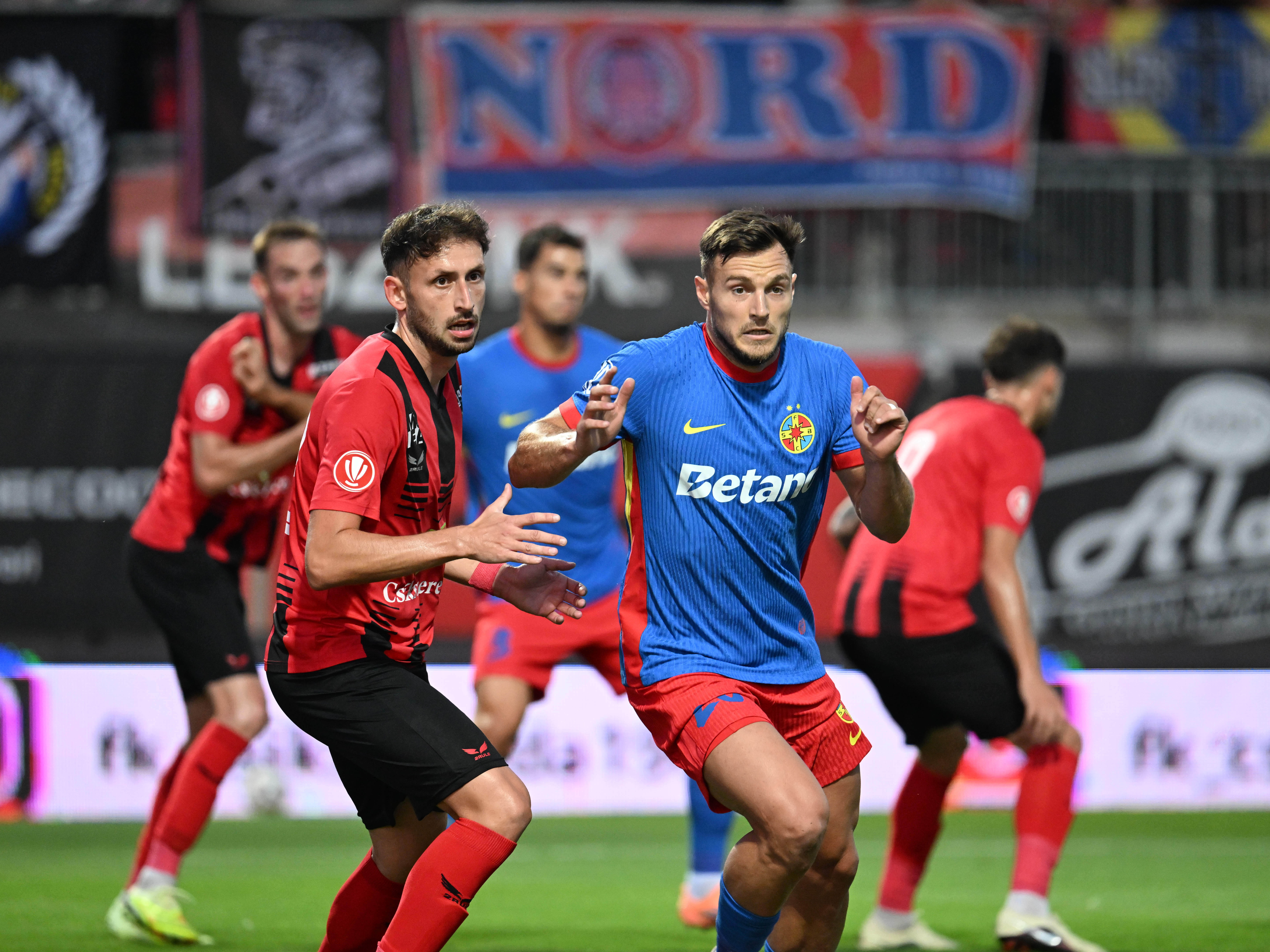 Csikszereda - FCSB 0-2, ACUM, DGS 1. Politic a dublat avantajul roș-albaștrilor! 3 schimbări la pauză