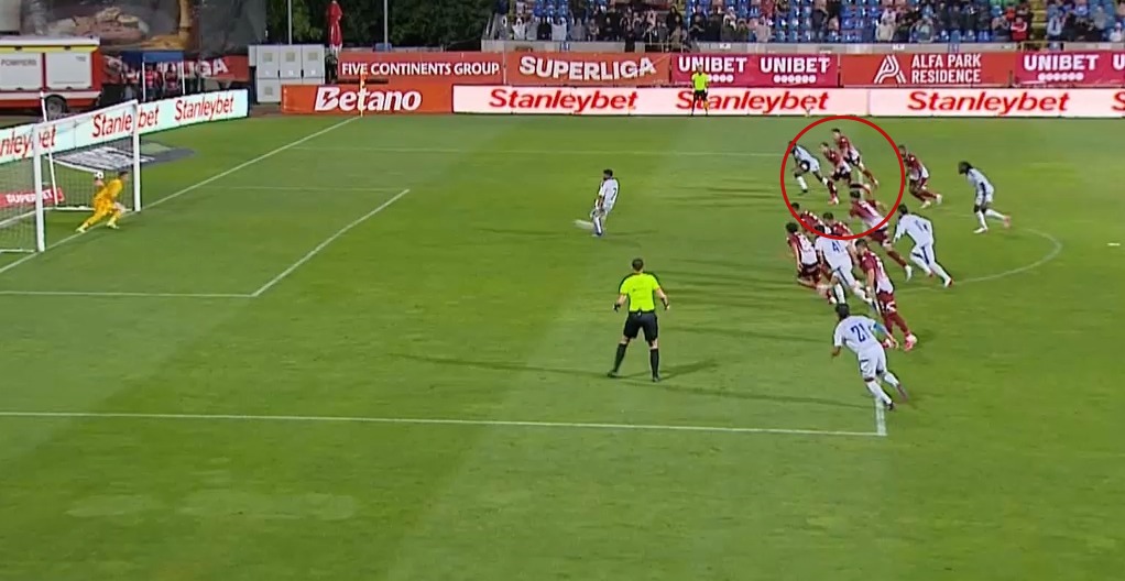 FC Botoșani, penalty ratat, apoi repetat și transformat cu Rapid! De ce s-a bătut din nou lovitura de la 11 metri