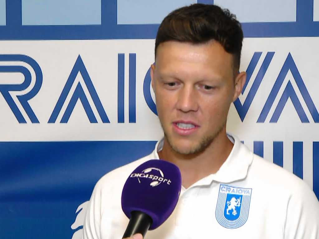 Mesajul lui Adrian Rus, după ce fundașul Universității Craiova s-a accidentat și e OUT o lună