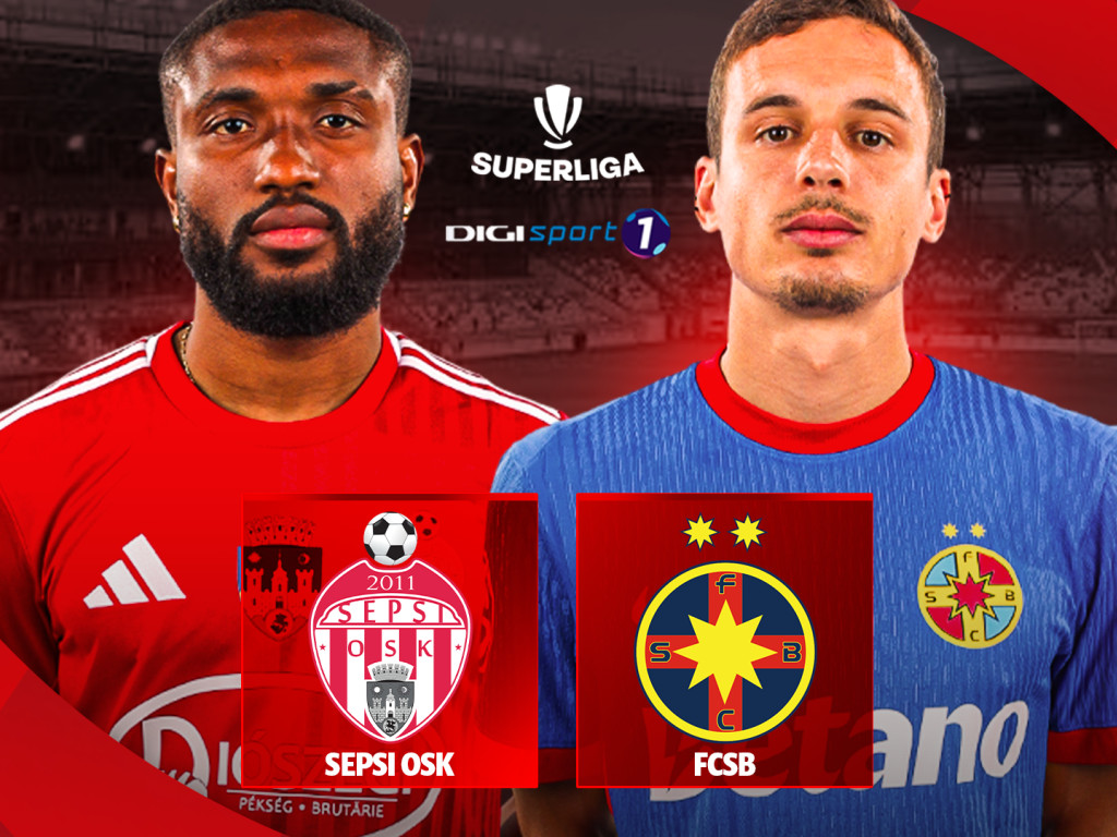 Sepsi - FCSB | LIVE VIDEO, luni, 21:30, DGS 1. Roș-albaștrii, ”ca acasă” la Sfântu Gheorghe