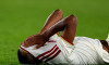 NIJMEGEN, NETHERLANDS - AUGUST 11: Ayoub El Kaabi of Olympiacos looks dejected after the UEFA Champions League 2026/27 third qualifying round second leg match between NEC Nijmegen and Olympiacos at the Goffertstadion on August 11, 2026 in Nijmegen, Nethe