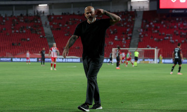 Belgrade, Serbia. 11th August, 2026. Crvena Zvezda's head coach Dejan Stankovic during the UEFA Champions League, third qualifying round, 2nd leg football match between Crvena Zvezda (Red Star) and Hapoel Beer-Sheva at the Rajko Mitic Stadium on August