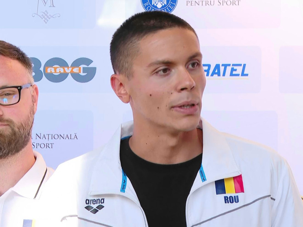 Întrebat dacă pleacă la Moscova, David Popovici n-a stat la discuții