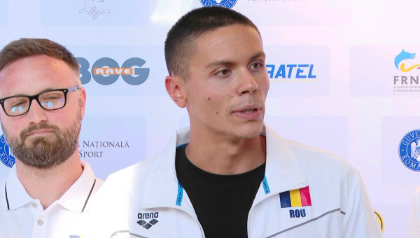 Întrebat dacă pleacă la Moscova, David Popovici n-a stat la discuții