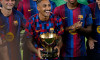 FC BARCELONA vs AL-ALHY FC AUG 19 ,2026 Raphina (11) of FC Barcelona with Joan Gamper Trophy at the end ofRaphina (11) of FC Barcelona the match between FC Barcelona and Al-Alhy FC corresponding to the Joan Gamper Trophy at Spotify Camp Nou in Barcelo