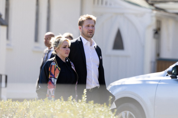 Hayden Panettiere is emotional after her younger brother Jansen's celebration of life event in their hometown of Palisades, New York.