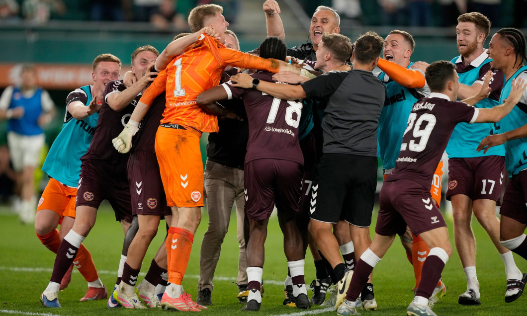 Rapid Vienna v Heart of Midlothian, UEFA Conference League, Play-Off Round, Second Leg, Football, Allianz Stadion, Vienna, Austria - 26 Aug 2026