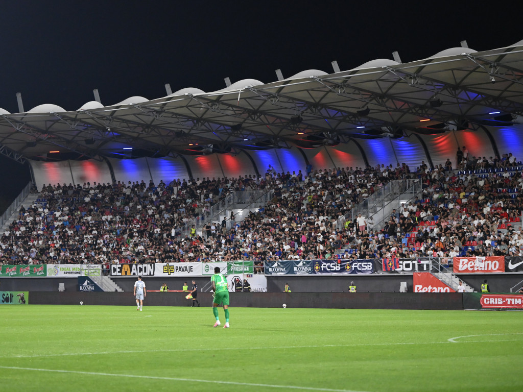 Record de asistență la FCSB - UTA! Câți spectatori au fost prezenți pe arena din Târgoviște