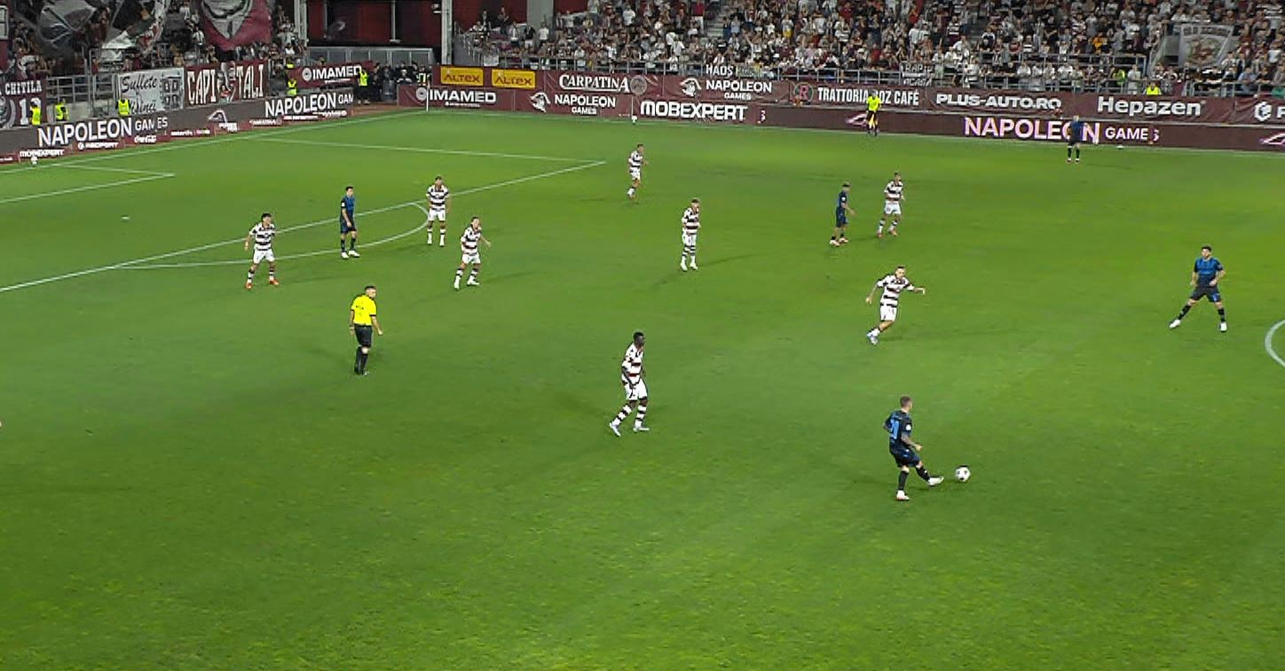 Rapid - Universitatea Craiova 0-0, ACUM, pe DGS 1. Ocazii la ambele porți! Ritm bun de joc pe Giulești