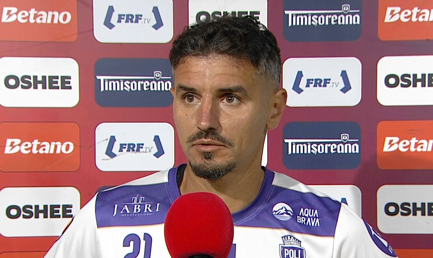 Romario Benzar nu și-a ascuns frustrarea, după Poli Timișoara - Rapid 0-2: ”Cum să fiu mulțumit?”