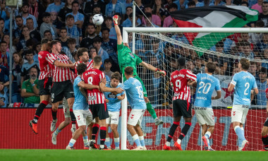 Abanca Balaidos Stadium, Vigo, Pontevedra, on August 30 2026 in Spain. Ionut Radu of celta in action during LaLiga EA Sports match between RC Celta Vigo v Athletic Club Bilbao played at Abanca Balaidos Stadium, Vigo, Pontevedra, on August 30 2026 in Spai