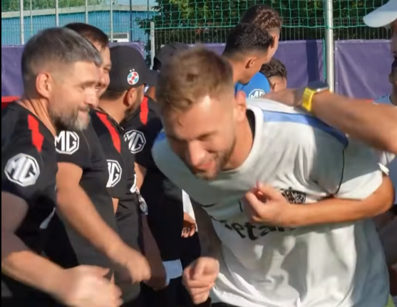 Drăguș și Korenica și-au primit botezul la FCSB! Imagini tari cu "bombele" lui Gigi Becali la antrenament