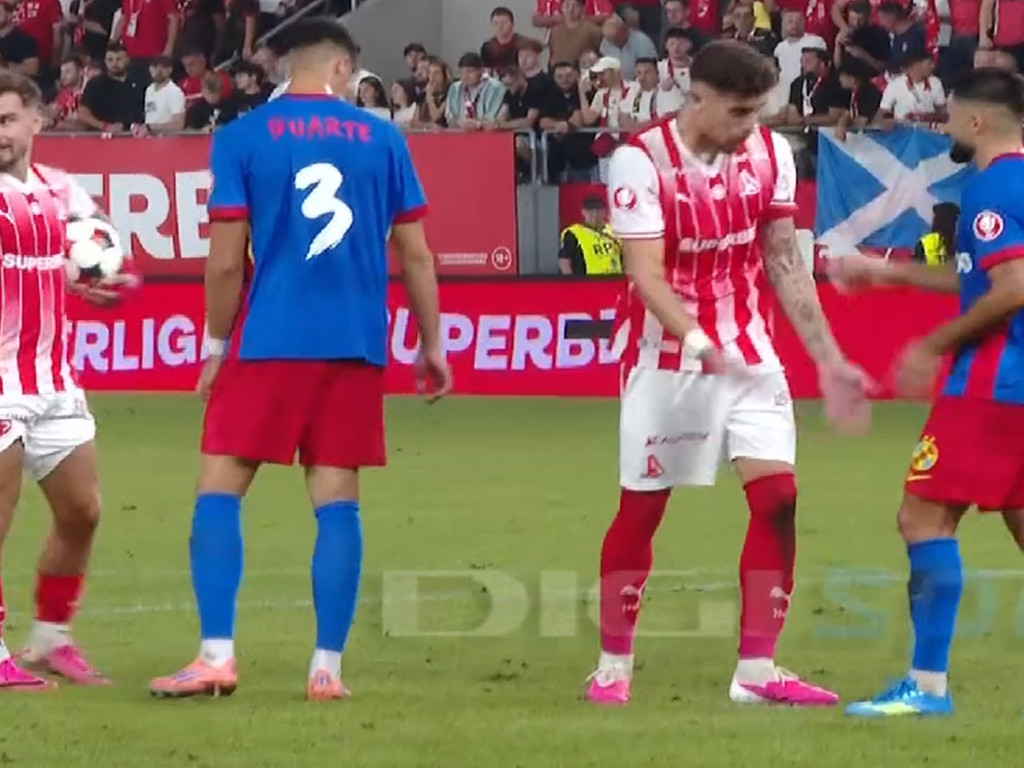 Nu s-a văzut la TV: Vali Crețu a "aprins" scânteia de scandal la Dinamo - FCSB! Gestul făcut în careu