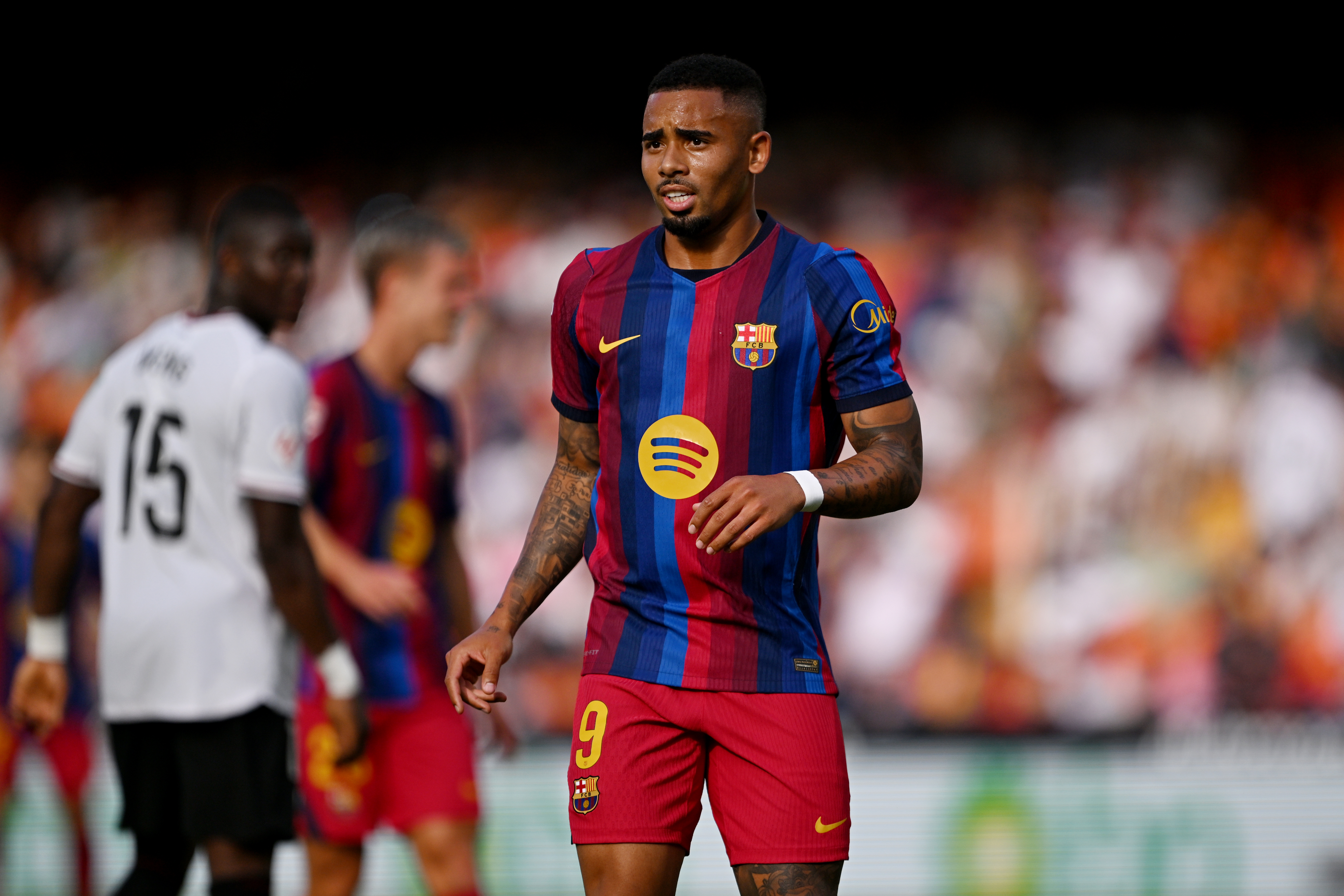 Gabriel Jesus a debutat pentru Barcelona și s-a convins, după doar 9 minute de joc